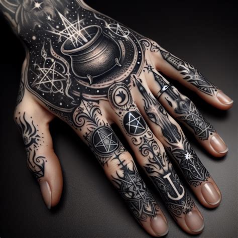 witchcraft finger tattoos small  meaningful designs witchcraft