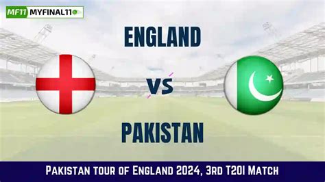 Eng Vs Pak Dream11 Prediction 3rd T20i In Depth Analysis Stats