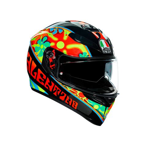 AGV K-3 SV Top Rossi Valencia 2003 Helmet (Asian fit) FREE HEVIK HELMET ...