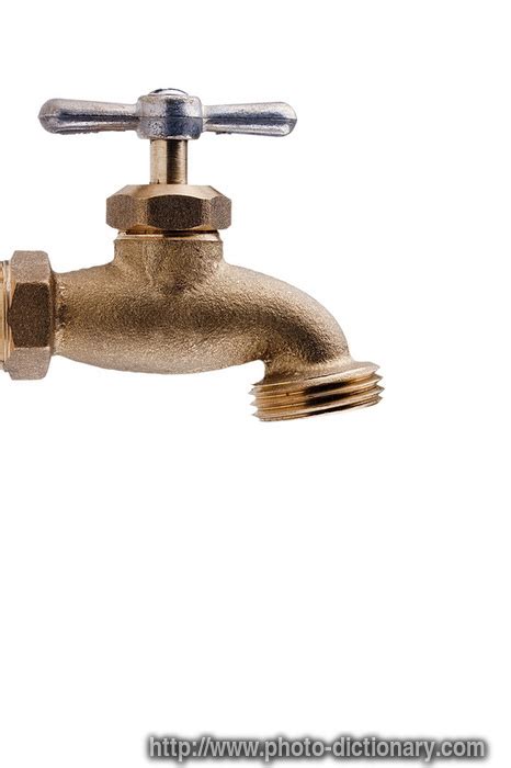 Brass Faucet Photopicture Definition At Photo Dictionary Brass