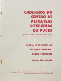 Livro Manual De Organiza O Do Acervo Liter Rio De Erico Verissimo