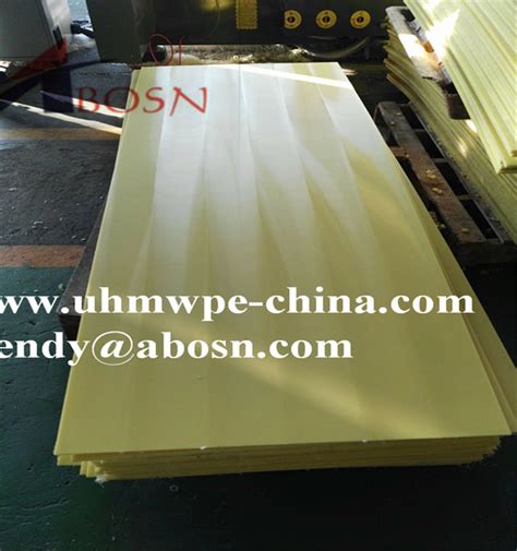 6mm Yellow Uhmw Polyethylene Sheetnatural Virgin Uhmwpe Sheet