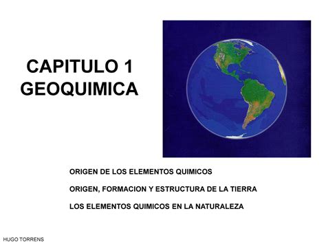 Apuntes Tema Capiyulo De Geoqu Mica Origen De Los Elementos