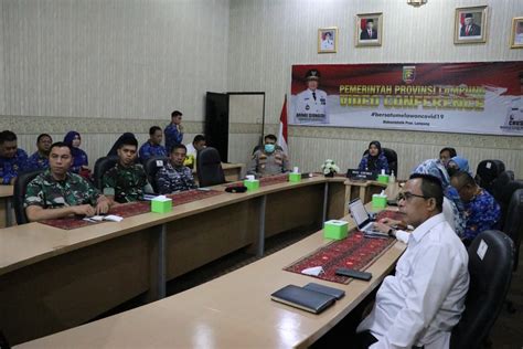 Pemprov Lampung Mengikuti Rapat Koordinasi Pengendalian Inflasi Daerah