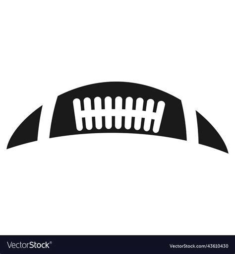 American football logo Royalty Free Vector Image