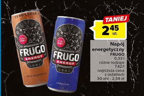 Napój energetyczny gold Frugo wild punch cena promocje opinie