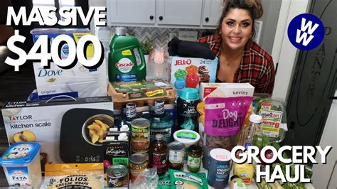 MASSIVE WW GROCERY HAUL FOR WEIGHT LOSS SO MANY NEW FOOD FINDS