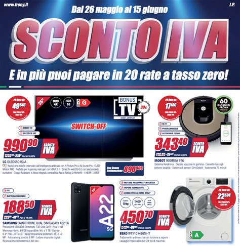 Volantino Trony Sconto Iva Cosenza Prime