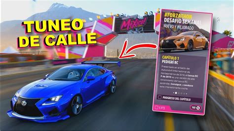 Tuneo Del Lexus Rc F Para El Desaf O Semanal Forzathon