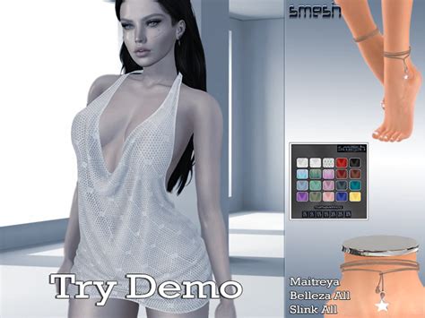 Second Life Marketplace Smesh ~ Demo Samantha Dress Hud Driven