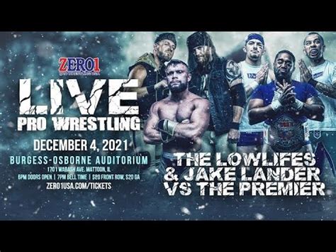 ZERO1 USA Live Pro Wrestling December 4th 2021 YouTube