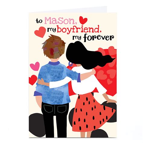 Buy Personalised Bev Hopwood Valentines Day Card Boyfriend Forever For Gbp 229 Card Factory Uk