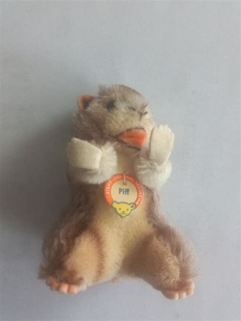 STEIFF VINTAGE 1960s 4 TALL PIFF MARMOT MOHAIR With Chest Tag EBay