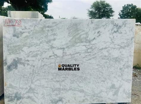 Dharmeta White Marble Slab Flooring Thickness 15 20 Mm At Rs 38