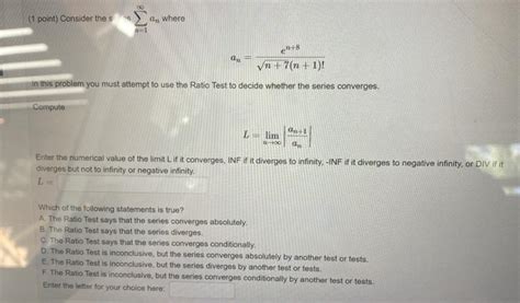 Solved 1 Point Consider The S A Where E 8 N 7 N 1 In Chegg