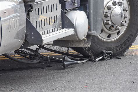 Cyclist In Critical Condition After Crash With Dump Truck