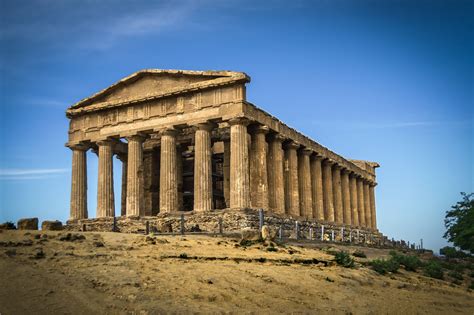 Ciri Templo De La Concordia Valle De Los Templos Agrigento Sicilia