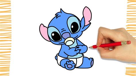 Como dibujar a BEBÉ STITCH I paso a paso I muy fácil YouTube