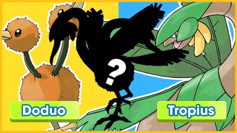 Pokemon Fusion Doduo Tropius Pokemon Infinite Fusion Challenge