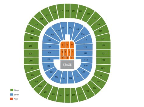 Thomas And Mack Seating Chart A Visual Reference Of Charts Chart Master