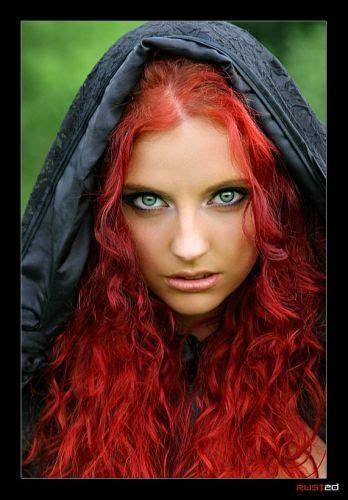 Bright Red Hair Green Eyes