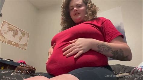 Watch Goodgirl Growing Big Belly Stuffing Bigweight Jiant Weight Burped