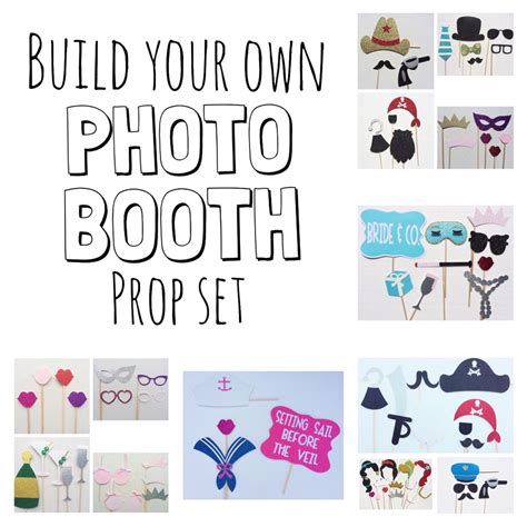 Build Your Own Assorted Photo Booth Prop By Letsgetdecorative