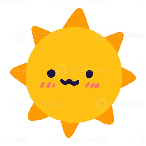 Cute Sun Cartoon Character 18921377 PNG