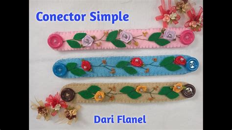 Diy Conector Masker Simple Dari Flanel Youtube