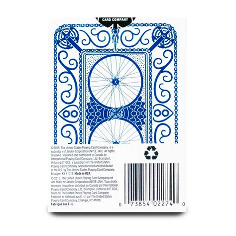 Bicycle Cyclist Blue - Collection playing cards