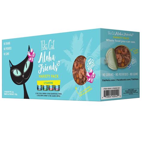 Tiki Cat Aloha Friends Variety Pack Cat Food - Pet Supplies online sale