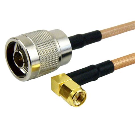 N Male To Ra Sma Male Cable Rg 142 Coax