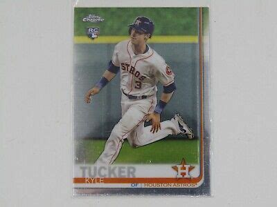 Kyle Tucker Topps Chrome Rookie Rc Houston Astros Ebay