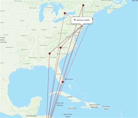 All Flight Routes From New York To Guanacaste Ewr To Lir Flight Routes