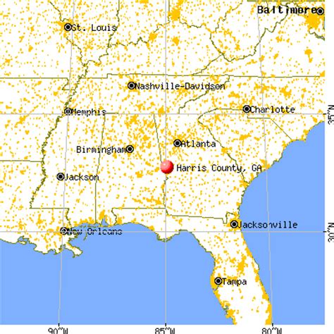 Harris County, Georgia detailed profile - houses, real estate, cost of ...