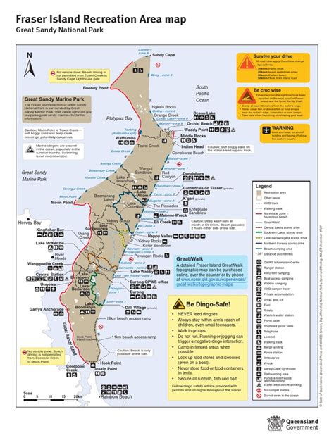 Fraser Island Map | PDF | Beach