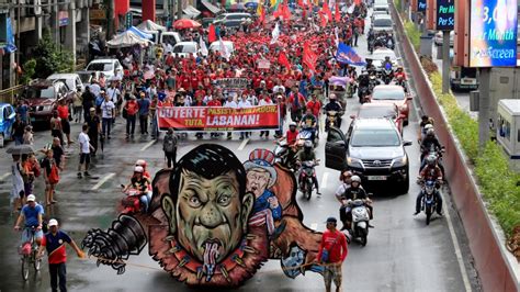 Anti-Duterte Protests Staged in Philippine Capital