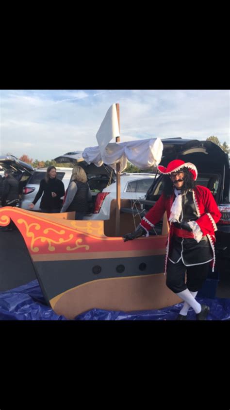 Trunk Or Treat With Captain Hook And His Pirate Ship Trunk Or Treat