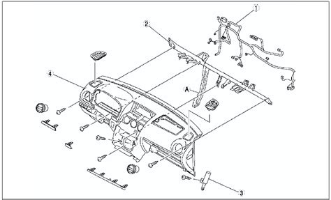 Mazda Service Manual Dashboard Disassembly Assembly Dashboard And