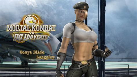 Mortal Kombat Vs Dc Universe [xbox 360] Arcade Mode Sonya Youtube