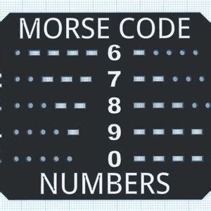 Morse Code Numbers Add-on - Etsy