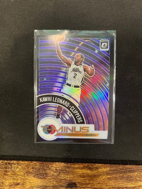 Panini Donruss Optic T Minus Purple Prizm Kawhi