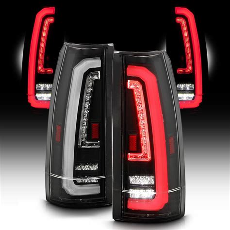 Chevy Gmc C C K Full Led Tail Lights Black