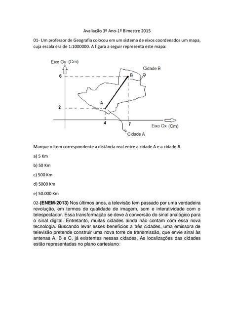 Geometria Analítica Questões De Equação Reduzida Da Circunferência