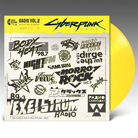 Cyberpunk 2077 Night City Radio Volume 2 - 'Opaque Yellow Vinyl' - Var ...