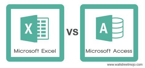 Excel Vs Access What Is It Differences Infographics Template