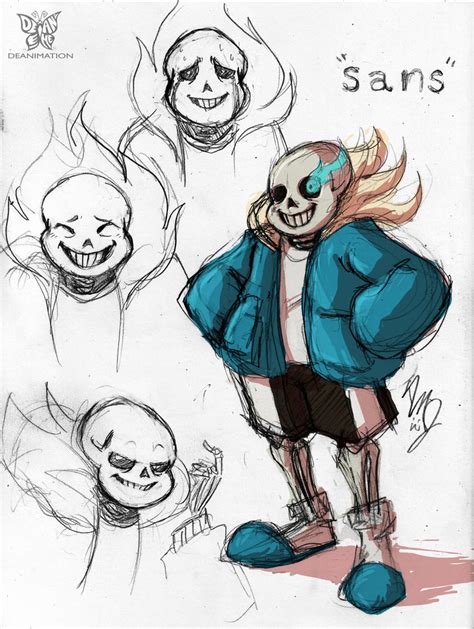 Undertale: Sans sketches by DeAnimeJ on DeviantArt