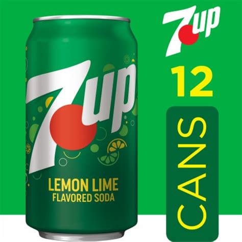 7up® Lemon Lime Soda Cans 12 Pk 12 Fl Oz King Soopers