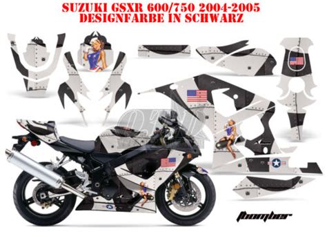 AMR RACING DEKOR GRAPHIC KIT SUZUKI GSX R GSX R 600 750 1000 1300 T