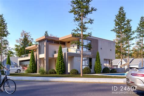 Modern 4 Bedroom Double Storey House - ID 24607 - Maramani